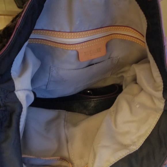 MZ Wallace Black Leopard Print Leather Bag - Picture 2 of 9